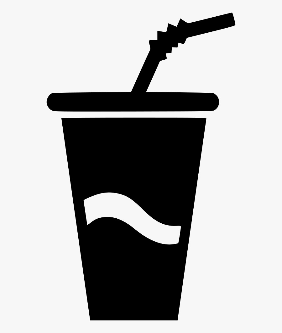 Big Paper Cup Drink Soda Water - Icon French Fries Png, Transparent Clipart