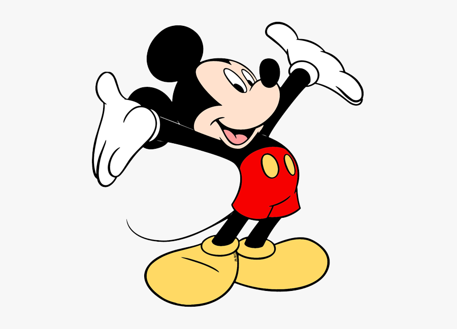 Mouse Clip Art Disney - Full Body Mickey Mouse Drawing, Transparent Clipart