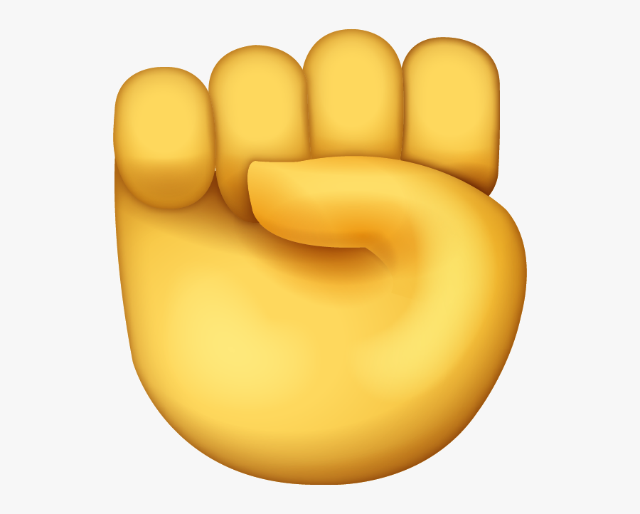 Raised Fist Emoji Png, Transparent Clipart