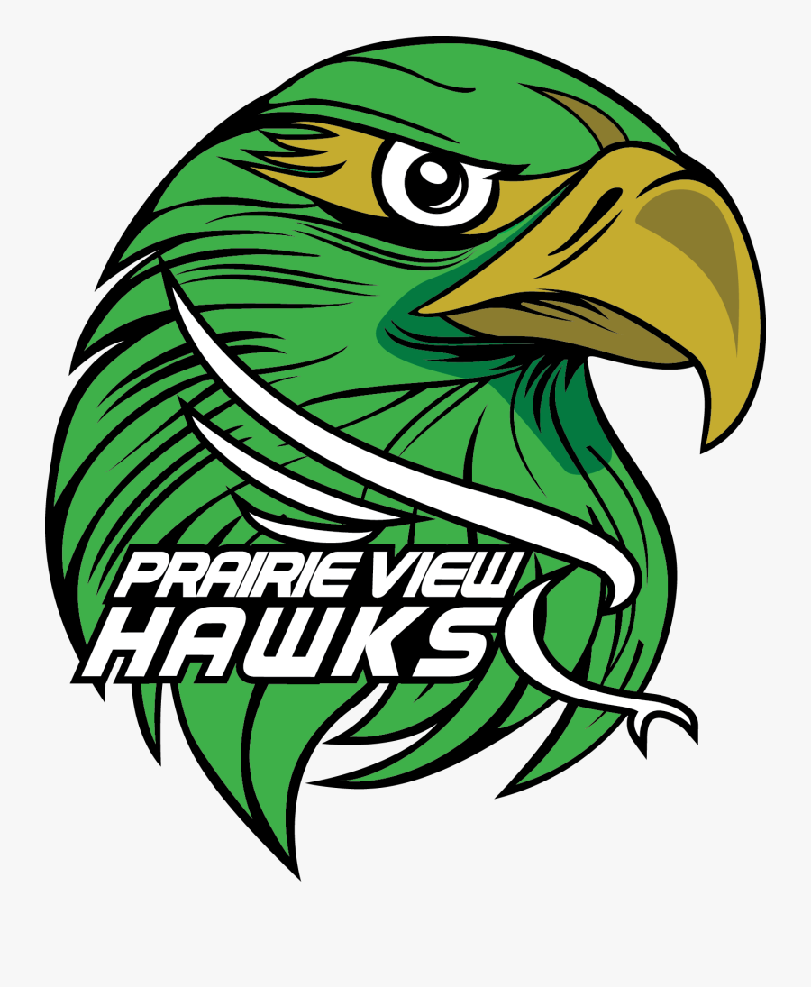 School Logo - Prairie View Elementary Hawks, Transparent Clipart