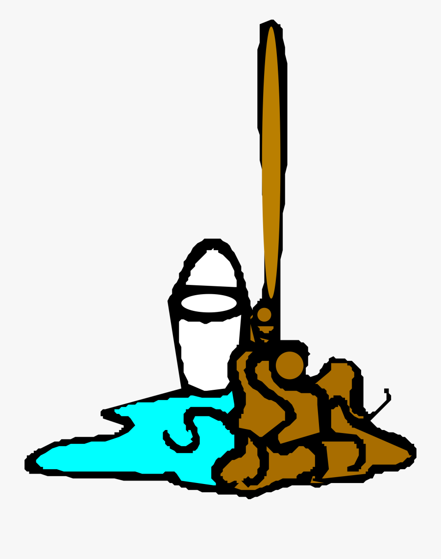 Mop And Bucket Clip Arts - Mop Clip Art, Transparent Clipart