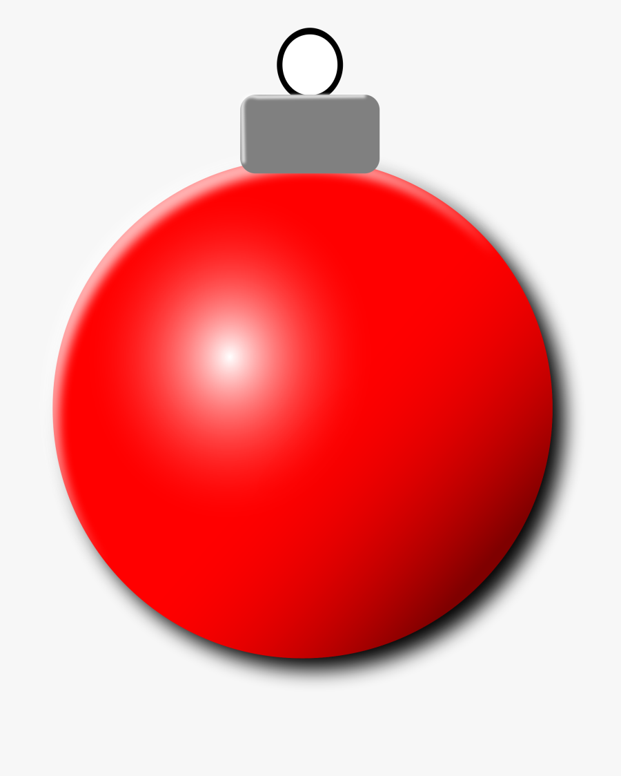 Red Christmas Ornament Transparent, Transparent Clipart
