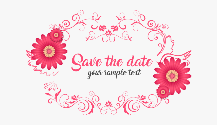 Clip Art Save The Date Clipart Free - Save The Date Psd File Free Download, Transparent Clipart