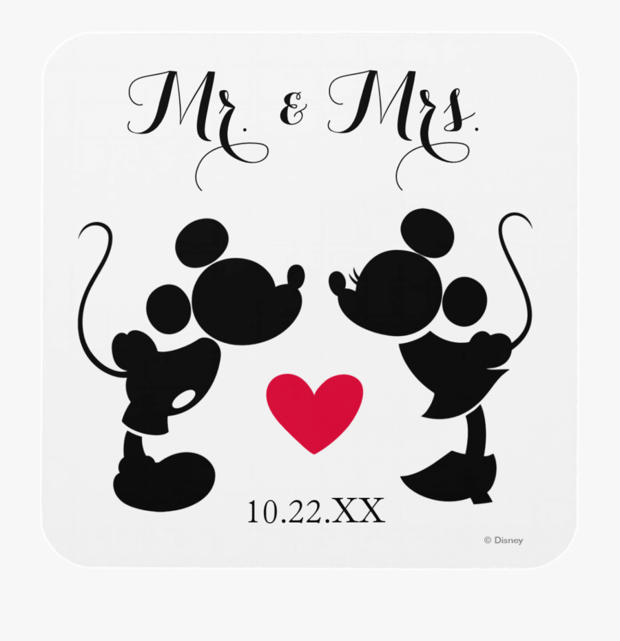 Mickey Minnie Save The Date, Transparent Clipart