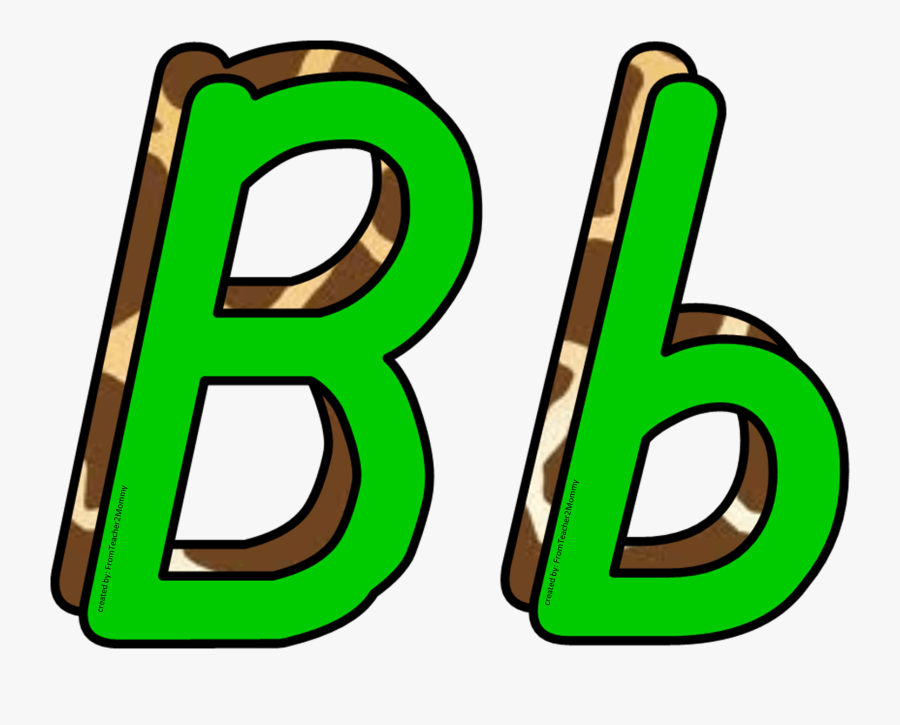 Jungle Clip Art Letters Gallery - Letter Bb Clip Art, Transparent Clipart