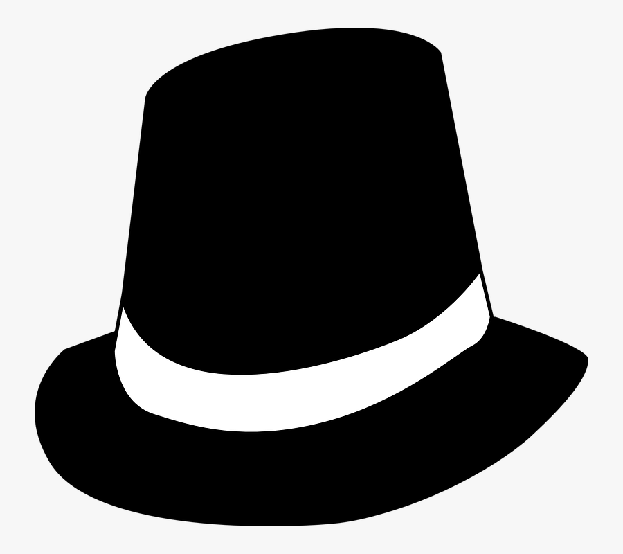 Black And White Hat Png , Free Transparent Clipart - ClipartKey