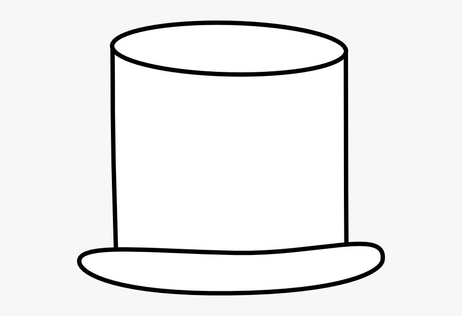 White Top Hat Png, Transparent Clipart