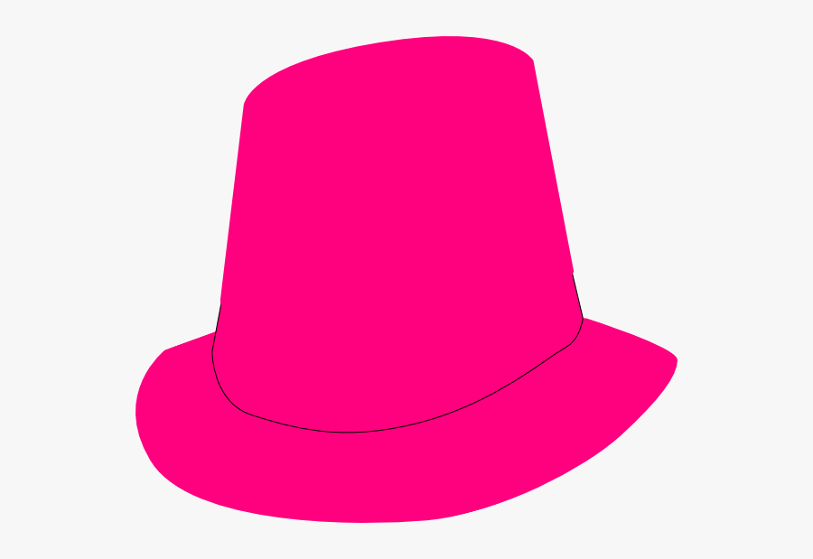 Tophat Clip Art At Pink Top Hat Cartoon Free Transparent Clipart Clipartkey