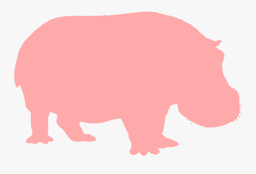 Download Hippo Silhouette Silhouette Hippo Svg Free Transparent Clipart Clipartkey