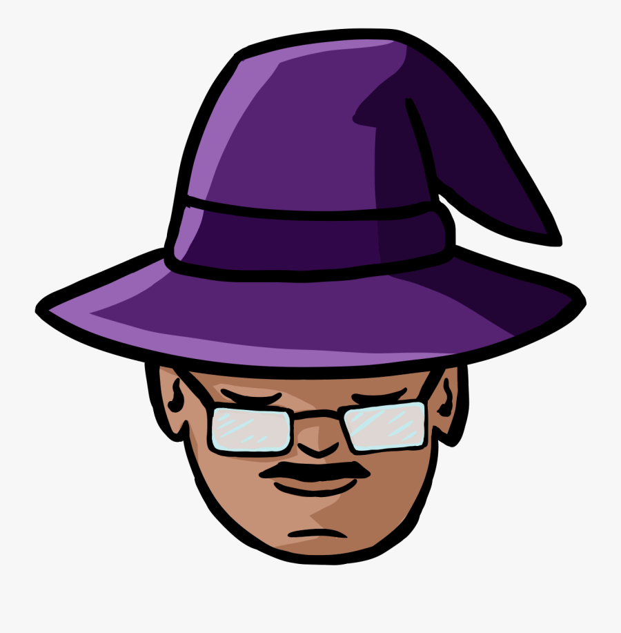Top Hat Clipart Cartoon - Purple Cowboy Hat Clear Background, Transparent Clipart