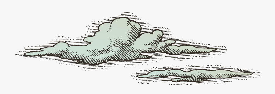 Smoke Clipart Drawn - Drawn Clouds Png, Transparent Clipart