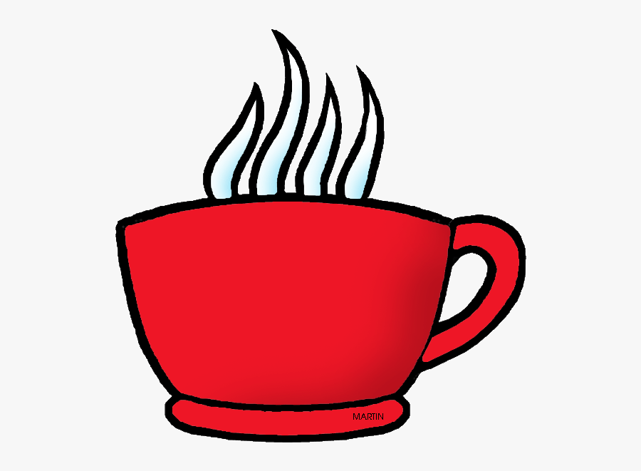 Cup Of Coffee Clipart Free Download Clip Art - Red Coffee Cup Cartoon, Transparent Clipart