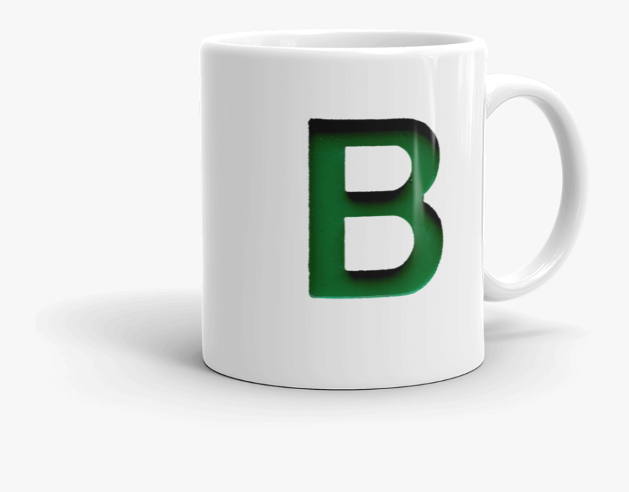 Clip Art B Typographic No Pulptype - Coffee Cup, Transparent Clipart