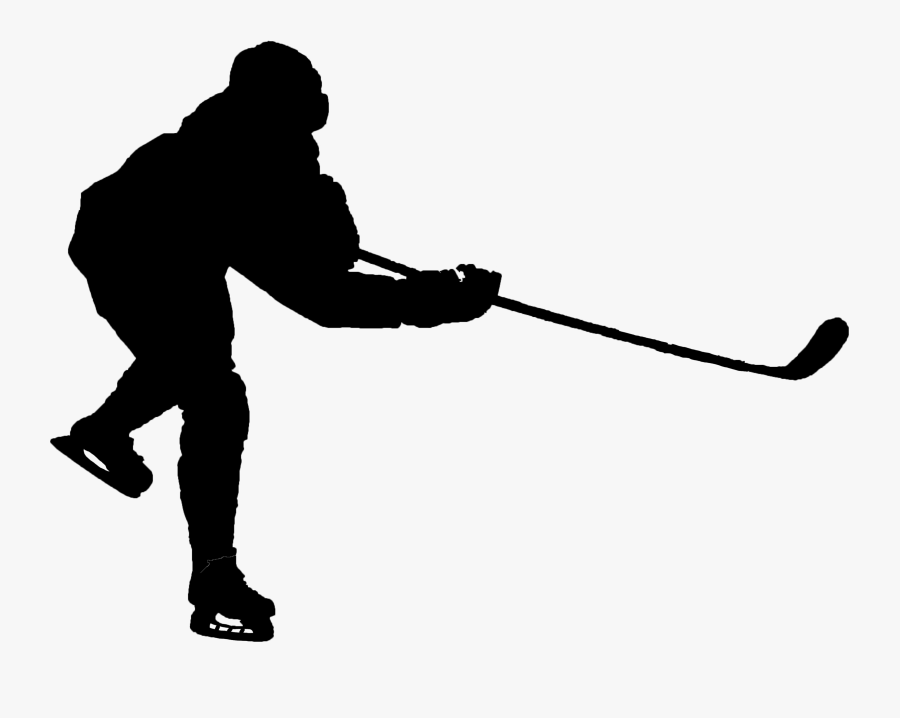 Line Angle Baseball Shoe Silhouette - Ice Hockey, Transparent Clipart