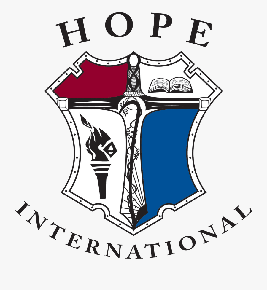 Words Drawing Hope - Hope International School Logo, Transparent Clipart