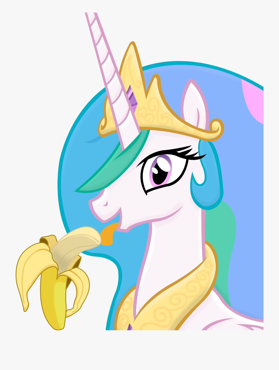 Do You Like Bananas By Moonbrony - Mlp Celestia Do You Like Bananas, Transparent Clipart