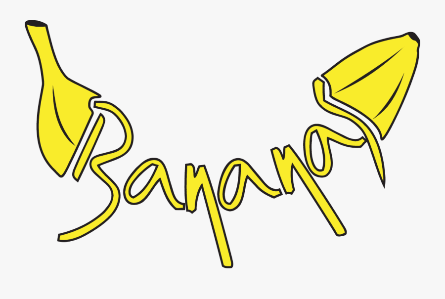 Banana Logo, Transparent Clipart