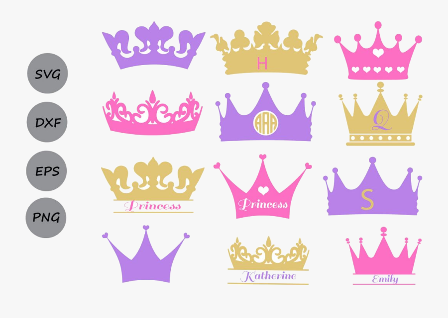 Download Crown Monogram Princess Crowns Clipart Transparent Princess Crown Svg Free Transparent Clipart Clipartkey