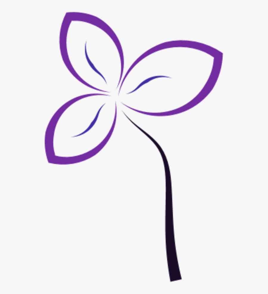 Flower Simple Abstract - Clip Art, Transparent Clipart