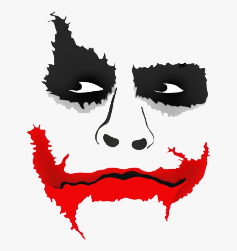 Joker Clipart Lips - Joker Face For Editing , Free ...
