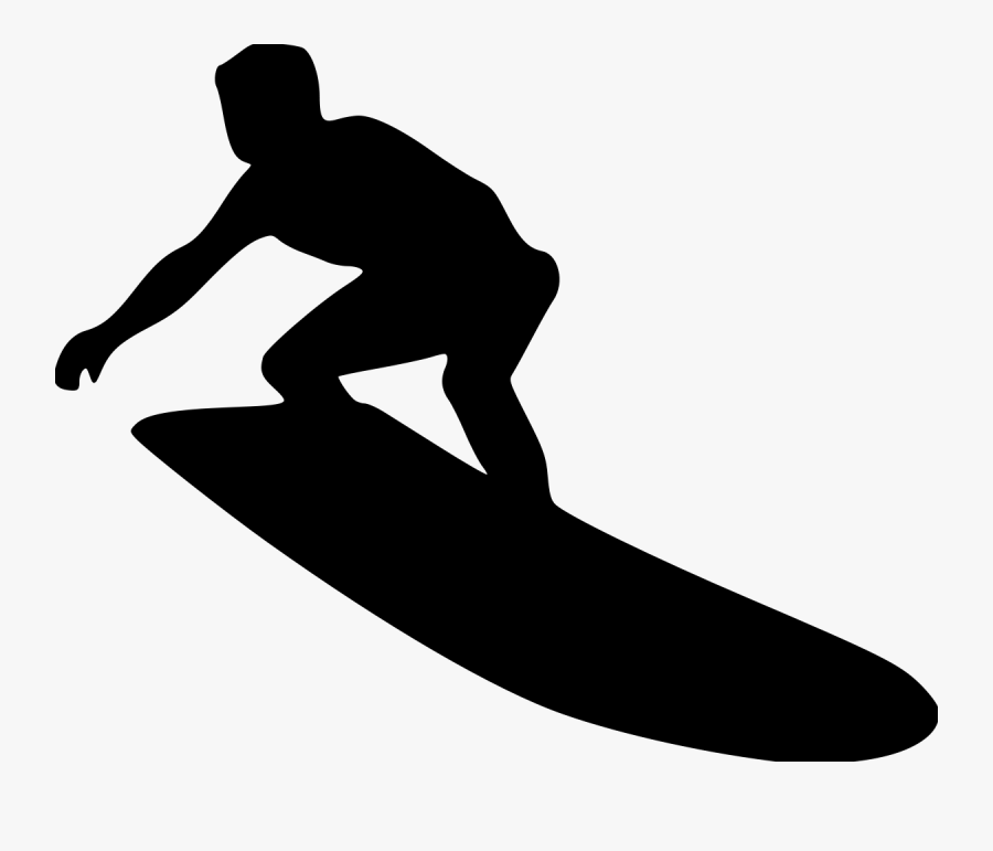 Surfer On A Wave - Transparent Background Surfer Clipart, Transparent Clipart