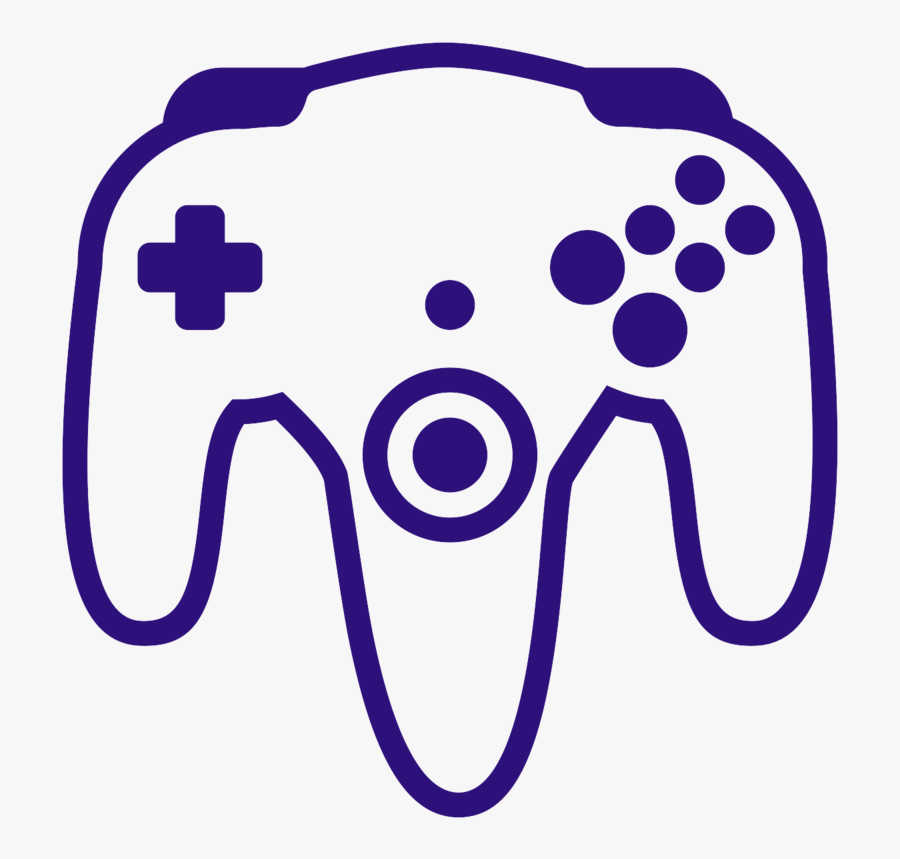 Console Purple Game Accessory Controllers Controller, Transparent Clipart