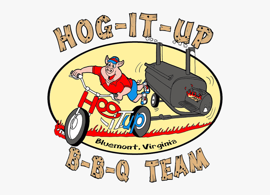 Hog-it-up Bbq, Transparent Clipart