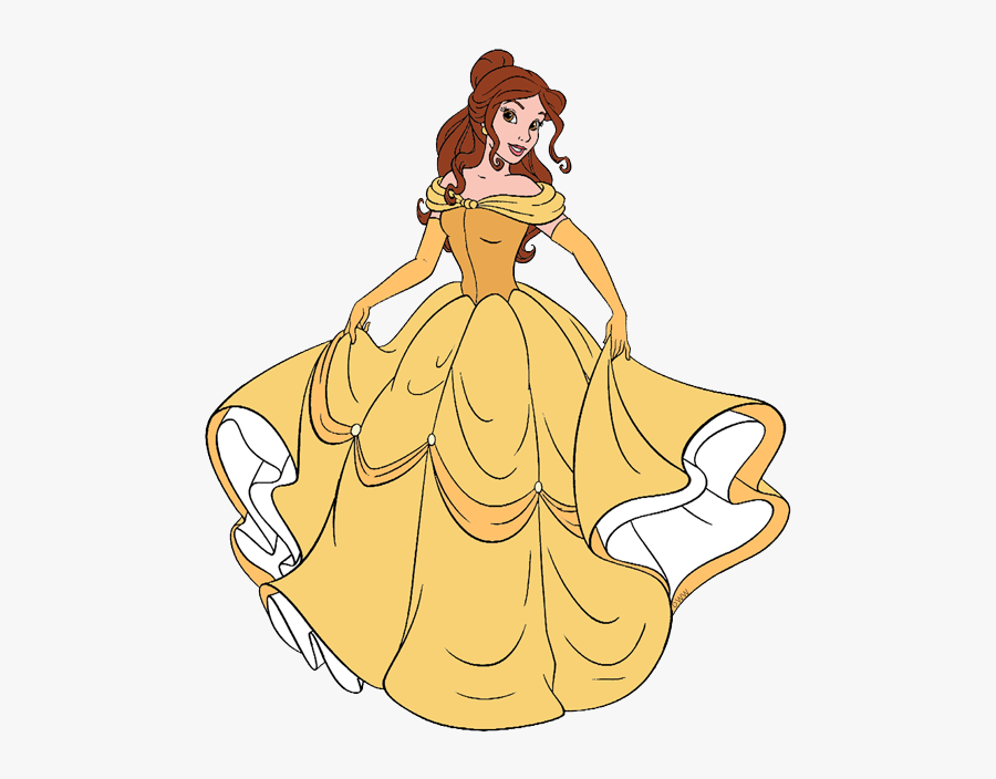 Belle Clip Art Disney - Belle Smelling A Rose , Free Transparent ...