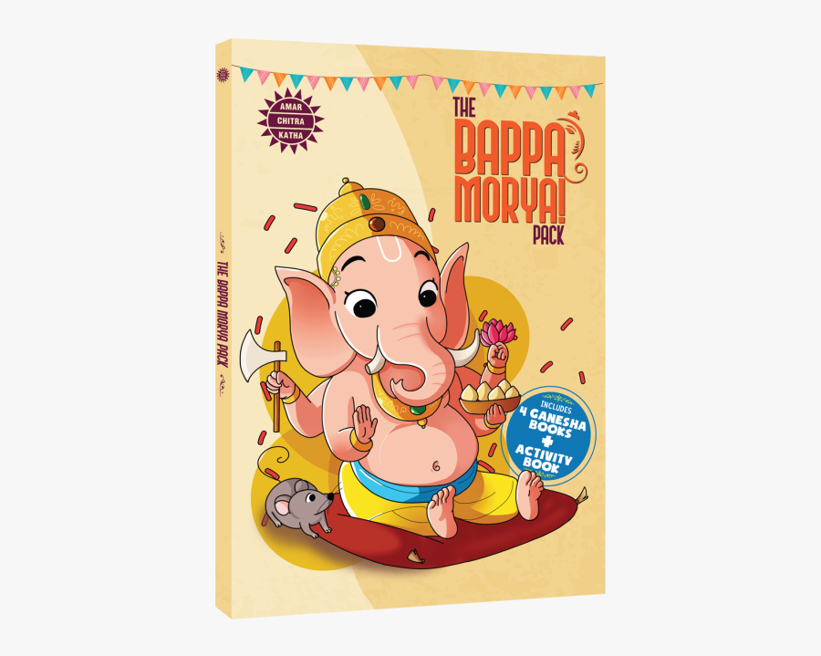 The Bappa Morya Pack - Kids Ganpati Bappa Morya, Transparent Clipart