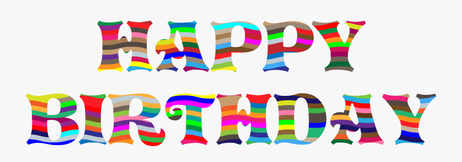 Happy Birthday Clipart Svg , Png Download - Clip Art Happy Birth Day, Transparent Clipart
