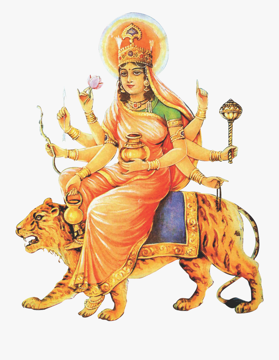 Goddess Navdurga Png Images - Maa Kushmanda, Transparent Clipart