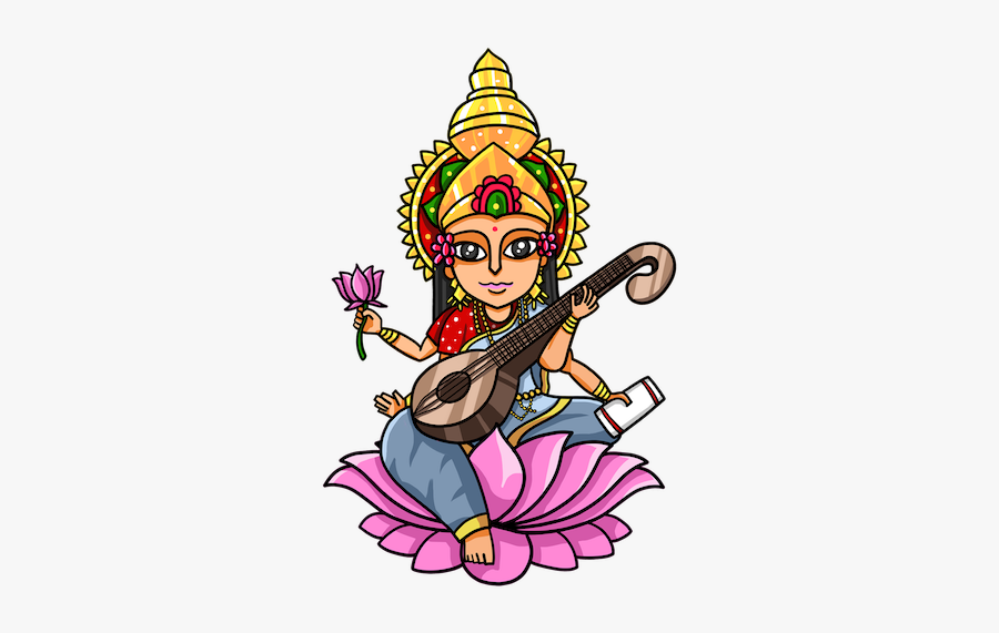 Saraswati Png Transparent Images - Clip Art Saraswati Logo, Transparent Clipart