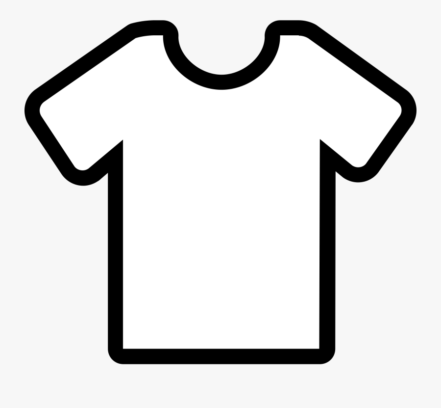 Transparent Cloth Clipart Black And White - T Shirt Pictogram Png, Transparent Clipart