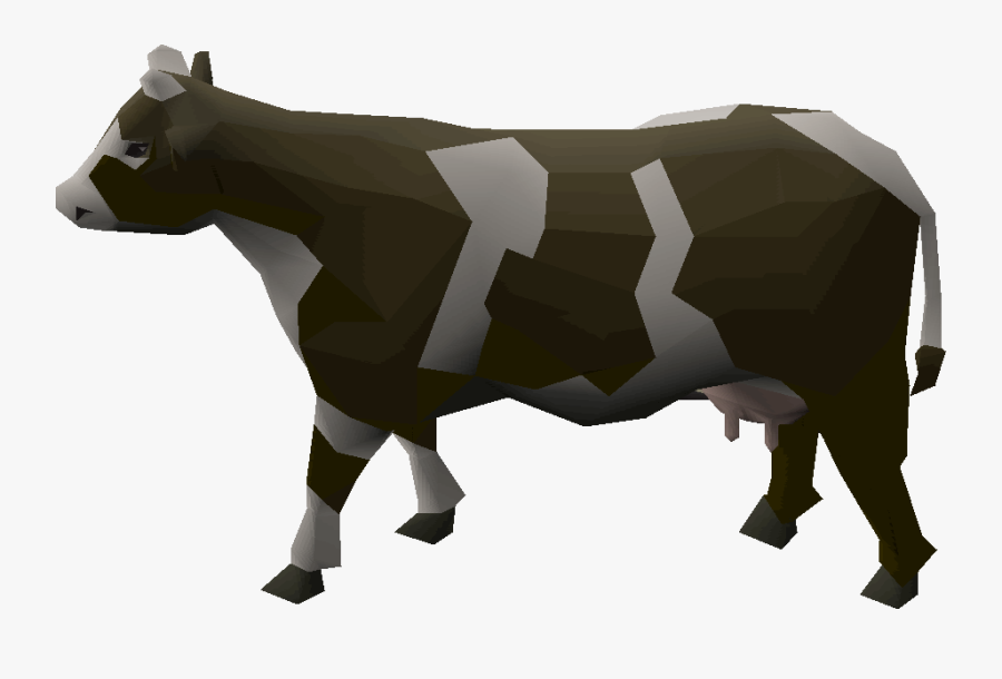 Clip Art Picture Of A Cow - Runescape Cow, Transparent Clipart