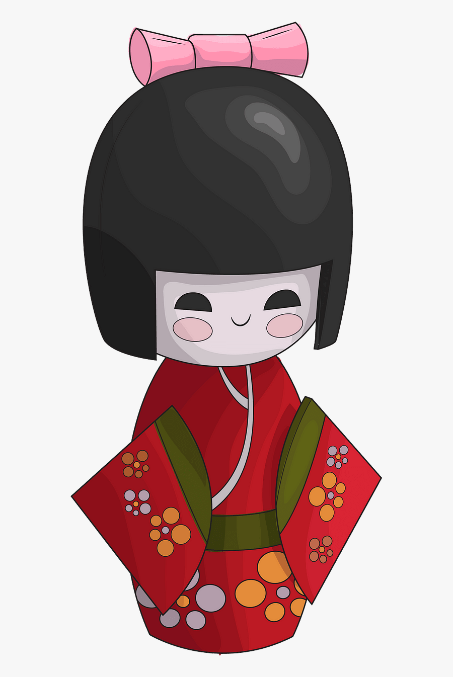 Japanese Dolls , Free Transparent Clipart - ClipartKey
