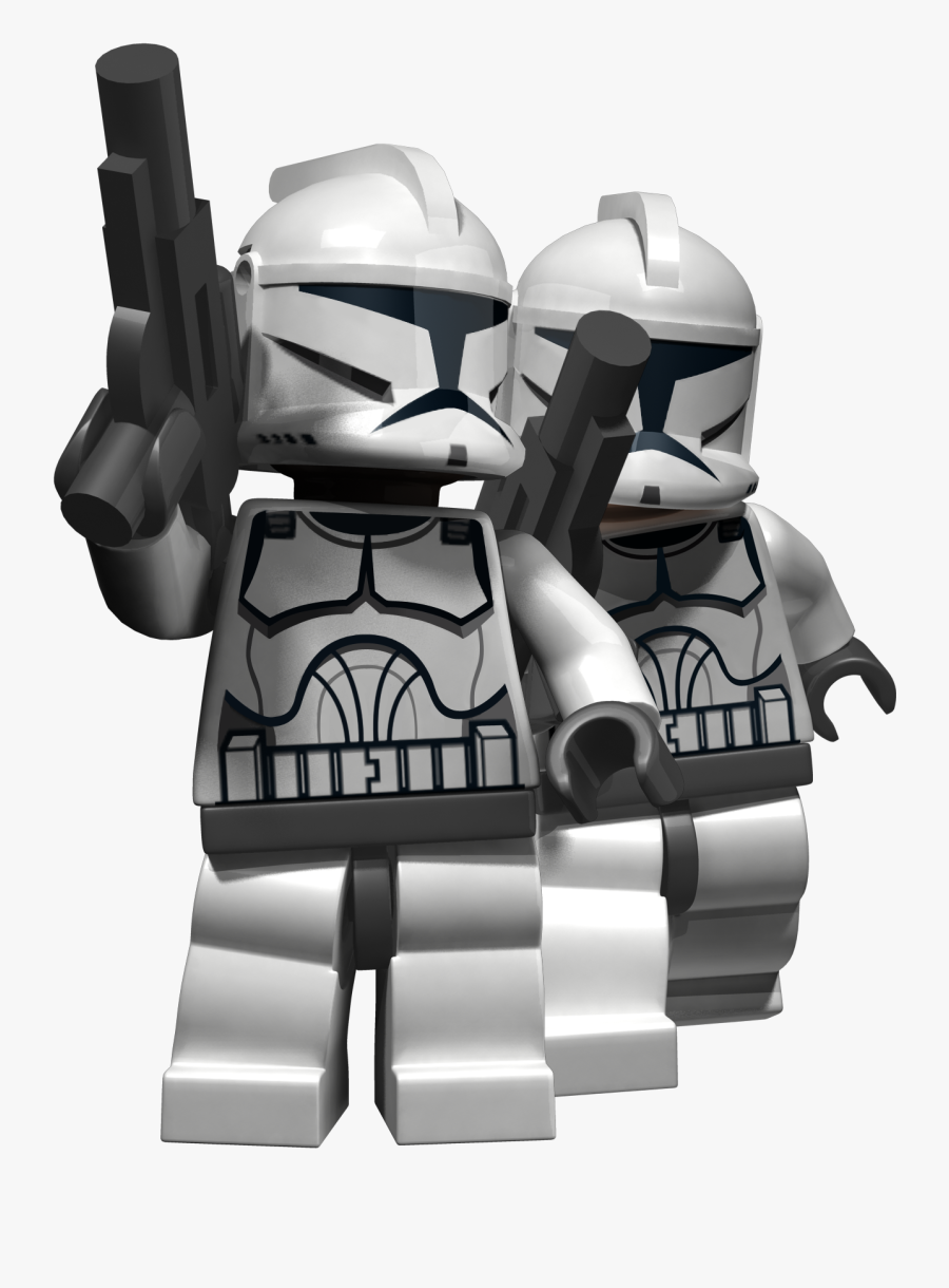 Star Wars Background Clipart - Lego Star Wars Game Clone Trooper , Free
