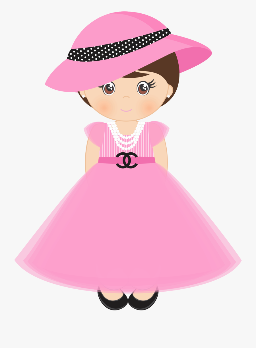 Transparent Girly Cliparts - Cartoons Dolls For Class Decorations, Transparent Clipart