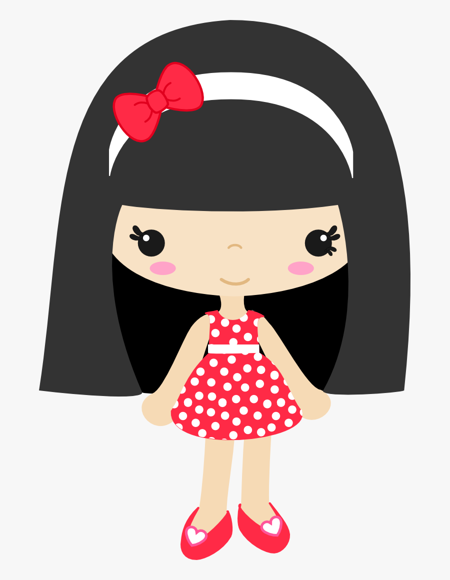 Dolls Clipart Doll Japanese - Little Girl Png Clipart, Transparent Clipart