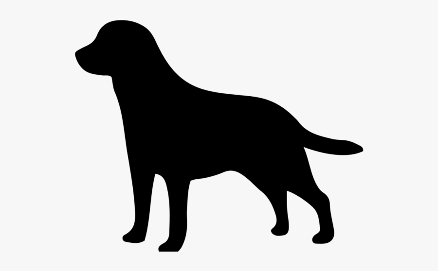 Golden Retriever Clipart Chocolate Lab Puppy - Black Lab Silhouette, Transparent Clipart