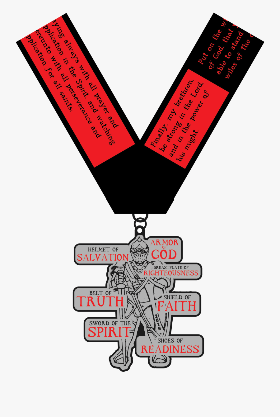 2019 Armor Of God 1 Mile, 5k, 10k, 13.1, 26.2 - El, Transparent Clipart