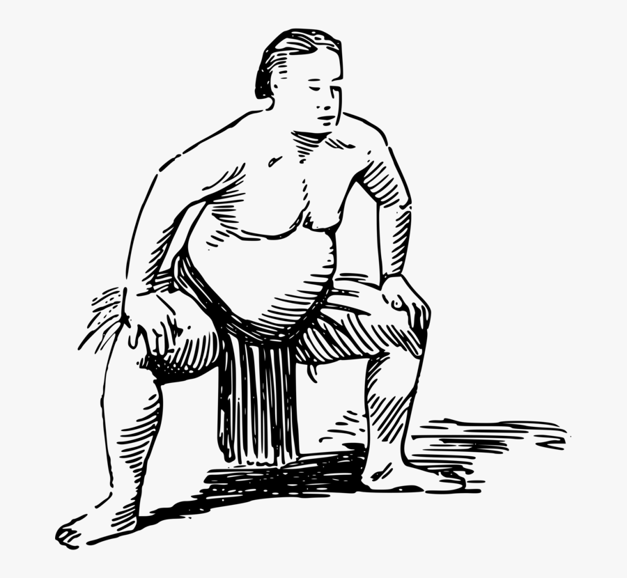 Transparent Wrestling Clipart Black And White - 股 割り 身長 伸びる, Transparent Clipart