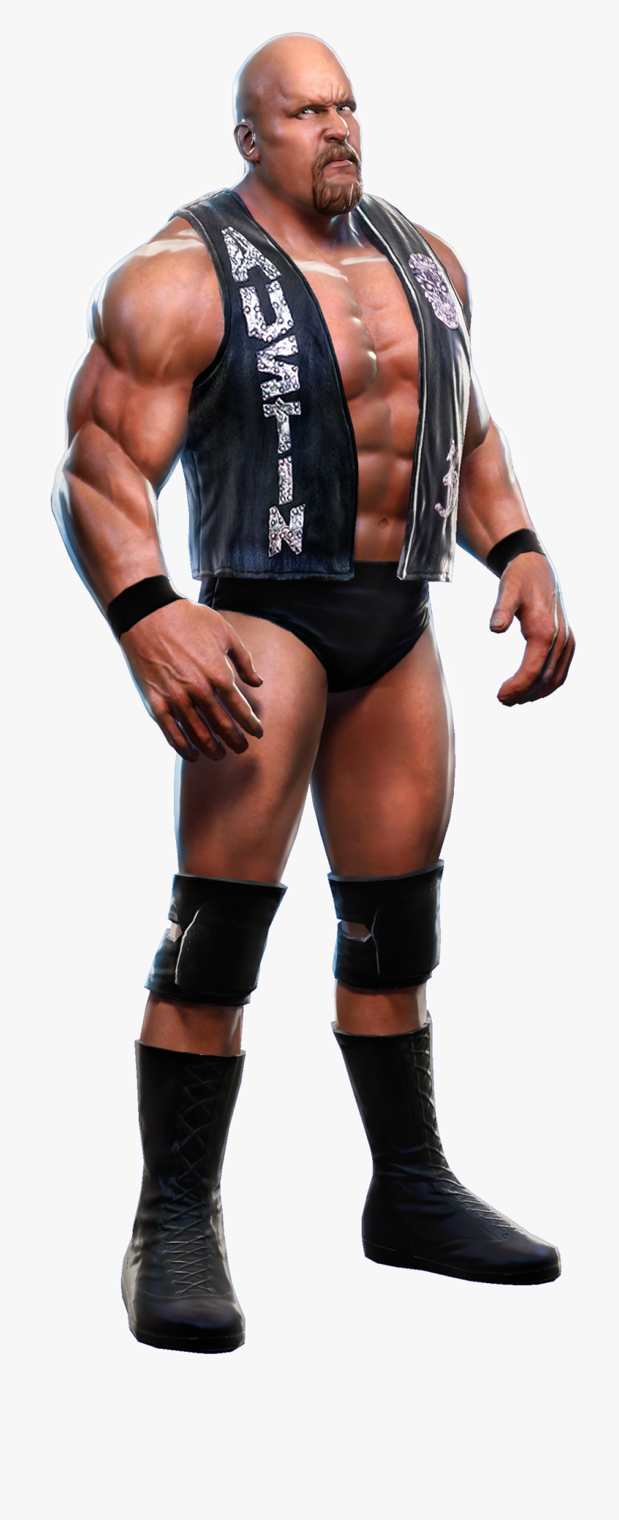 Transparent Wrestlers Clipart - Wwe All Stars Steve Austin, Transparent Clipart