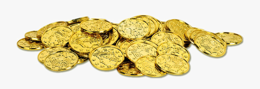 Gold Coin Png Hd - Pirate Gold Coins Png, Transparent Clipart