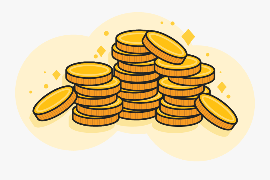 Large Pile Of Gold Coins - Pile Of Gold Coins Clipart, Transparent Clipart