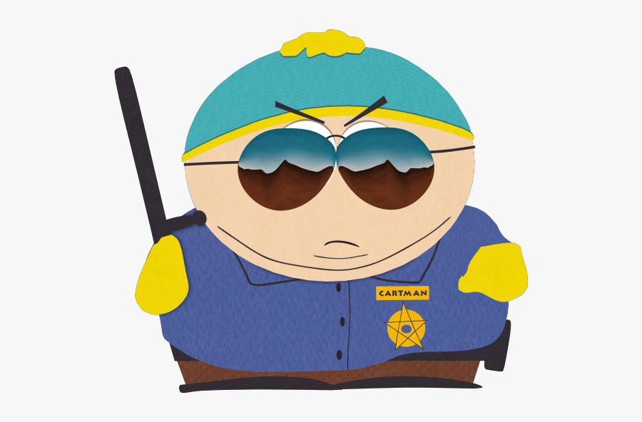 Cartman Kenny Mccormick Policeman Kyle Mr - Eric Cartman Transparent, Transparent Clipart