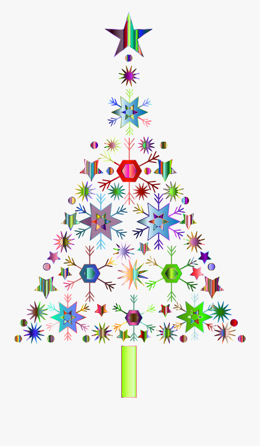 Abstract Clip Library - Christmas Tree Graphic Png , Free ...