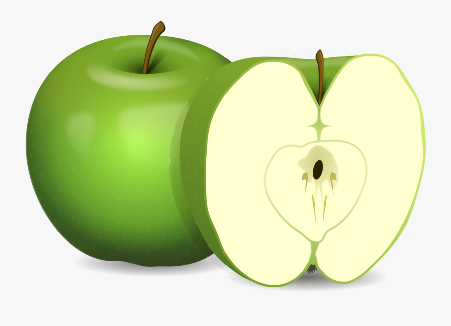 Apples Clipart Png - Transparent Background Green Apple Clipart, Transparent Clipart
