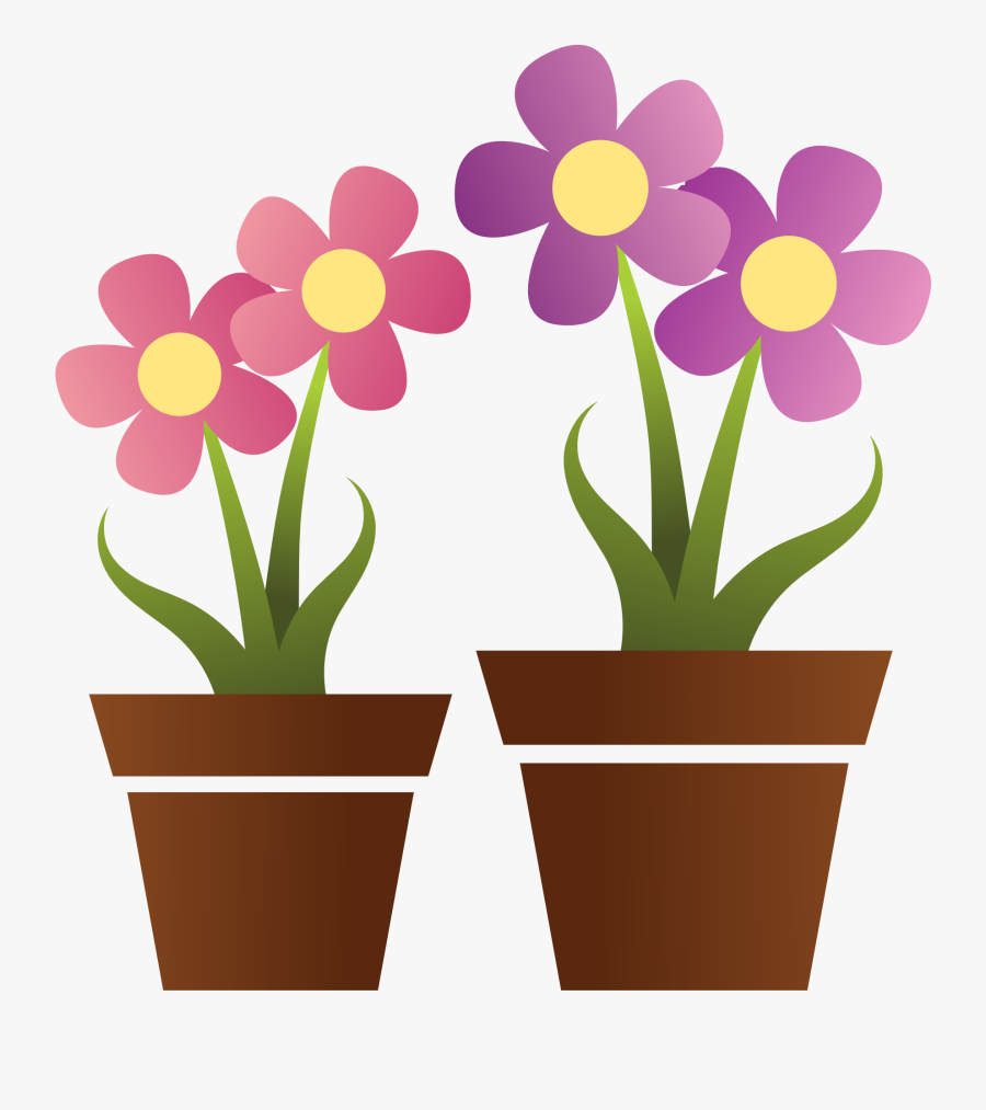 Free Flower Pot Download - Transparent Background Potted Plants Clipart ...