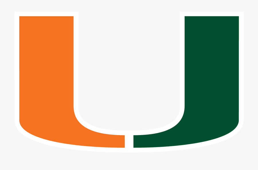 Football Clipart Miami Hurricanes - University Of Miami Jpg, Transparent Clipart