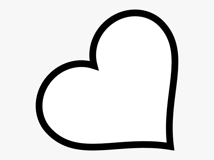 Heart Clipart Black And White Black And White Heart - Heart Clipart Black And White, Transparent Clipart